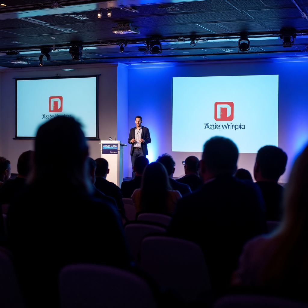 Presentación en conferencia fintech